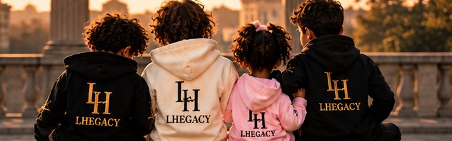 Children wearing LHEGACY outfits together